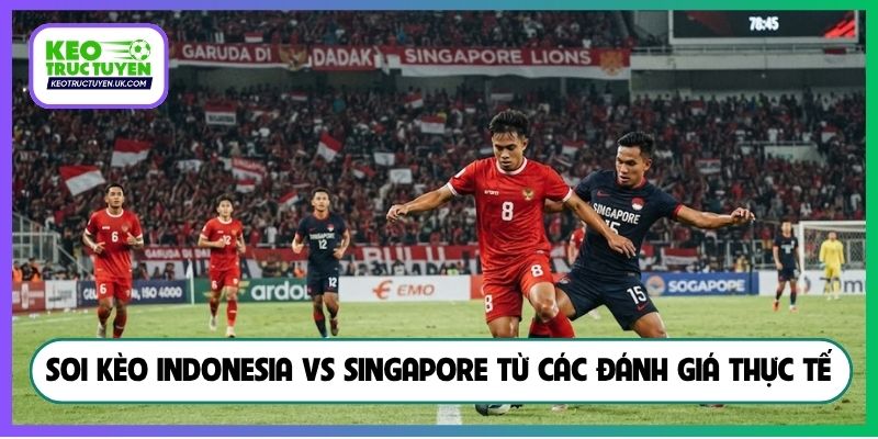 Soi kèo Indonesia vs Singapore từ các đánh giá thực tế